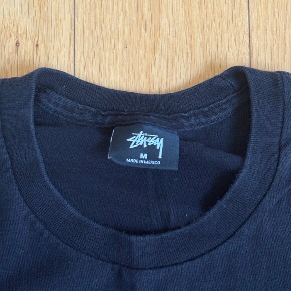 Stussy Flaming 8 Ball T Shirt M - Picture 2 of 3